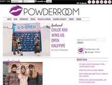 Tablet Screenshot of powderroom.net